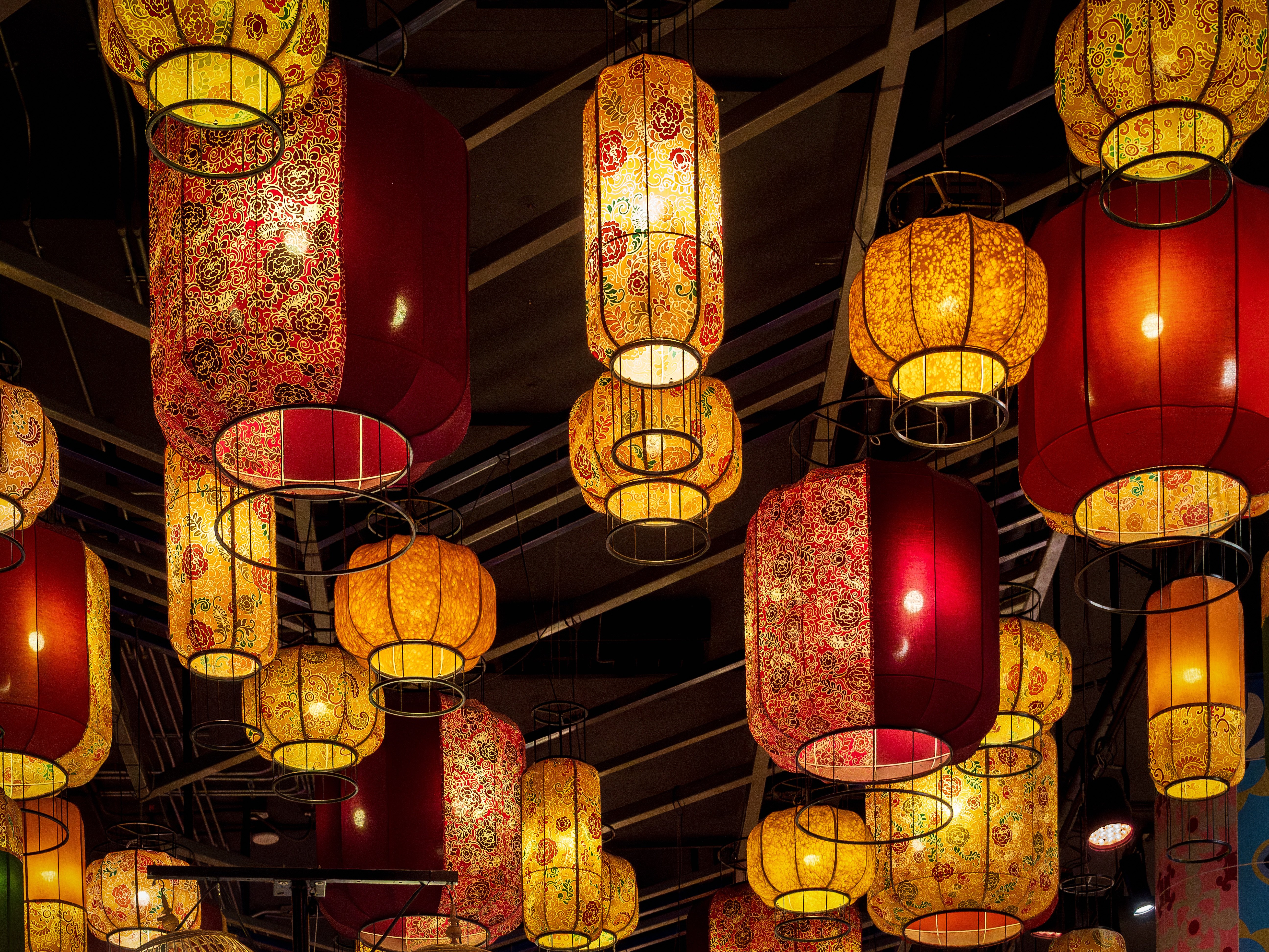 photo de lampions orange